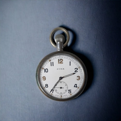 WWII CYMA MILITARY POCKET WATCH.