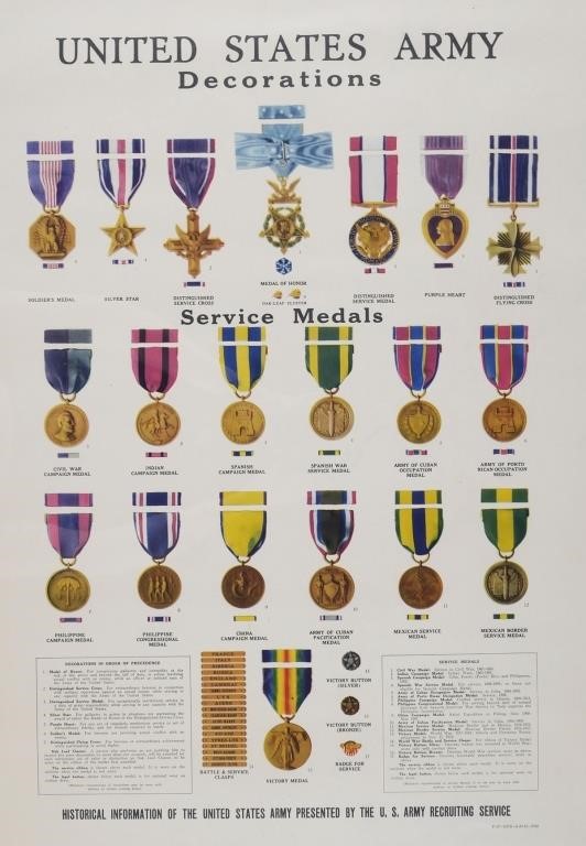 WWII ERA US ARMY DECORATIONS