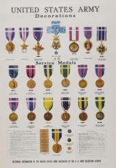 WWII ERA US ARMY DECORATIONS P