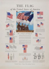 WWII ERA US ARMY INSIGNIA POST