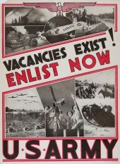 WWII ERA US ARMY RECRUITMENT P