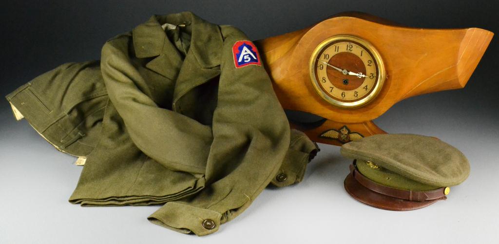 WWII Field Uniform with Hat and RAF