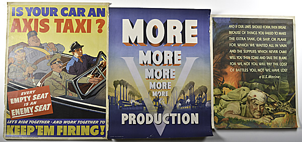 WWII IS Military Posters Lot of
