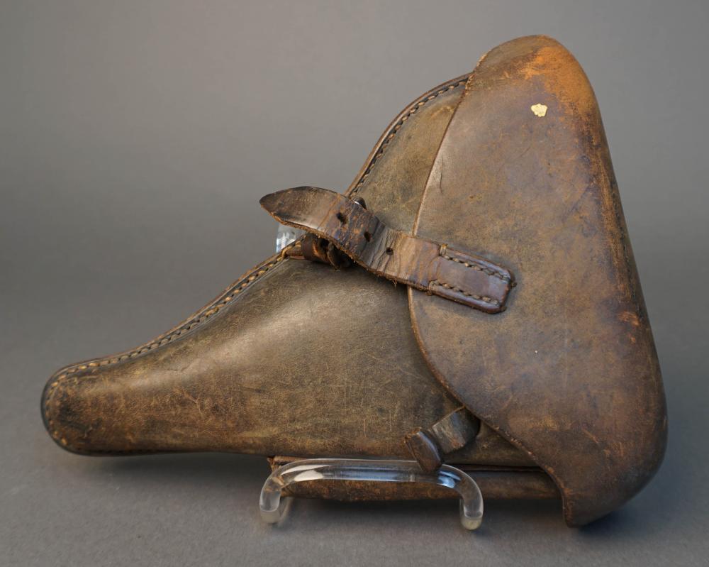 WWII LUGER P08 LEATHER HOLSTER,