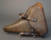 WWII LUGER P08 LEATHER HOLSTER