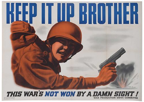 WWII POSTER, CLAYTON