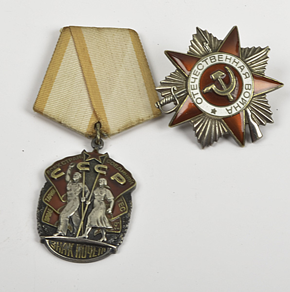 WWII Soviet Era Enameled Medals Lot