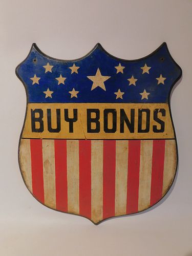 WWII TRAIN STATION WAR BONDS