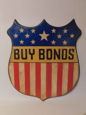 WWII TRAIN STATION WAR BONDS S
