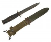 WWII USM8 KNIFE WITH SHEATH. W