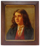 WYATT EATON PORTRAIT OF A YOUN