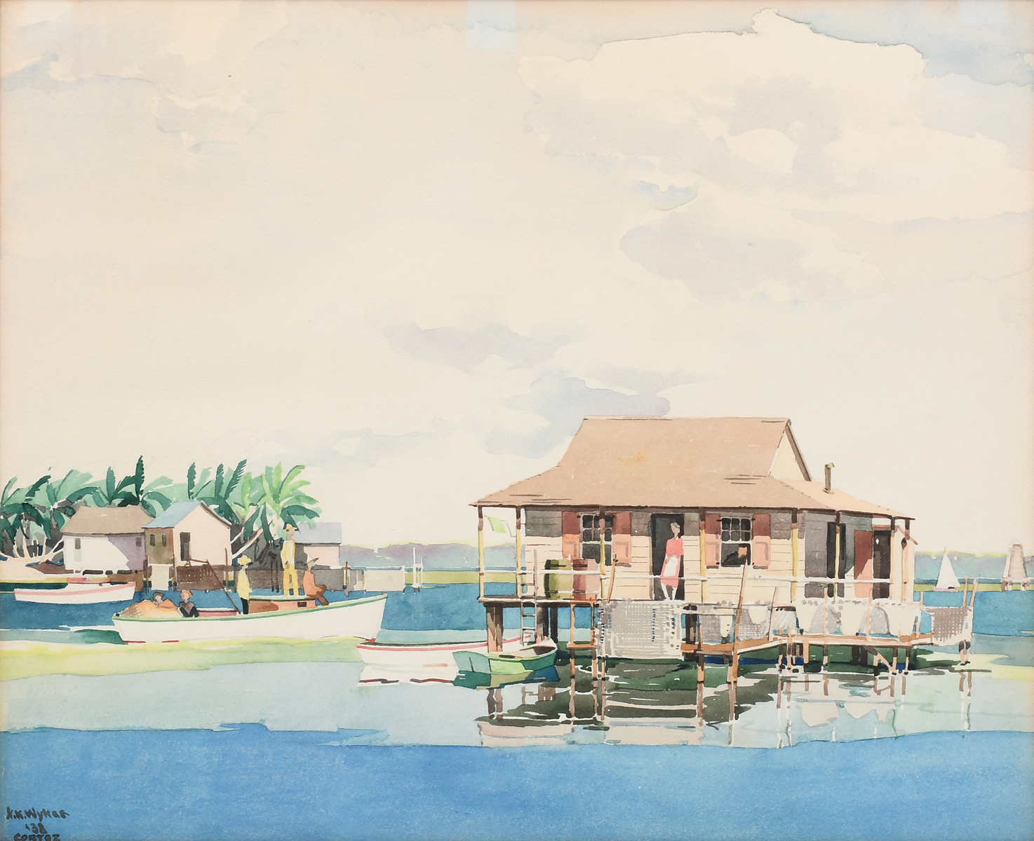 WYKES, Frederic, (American,