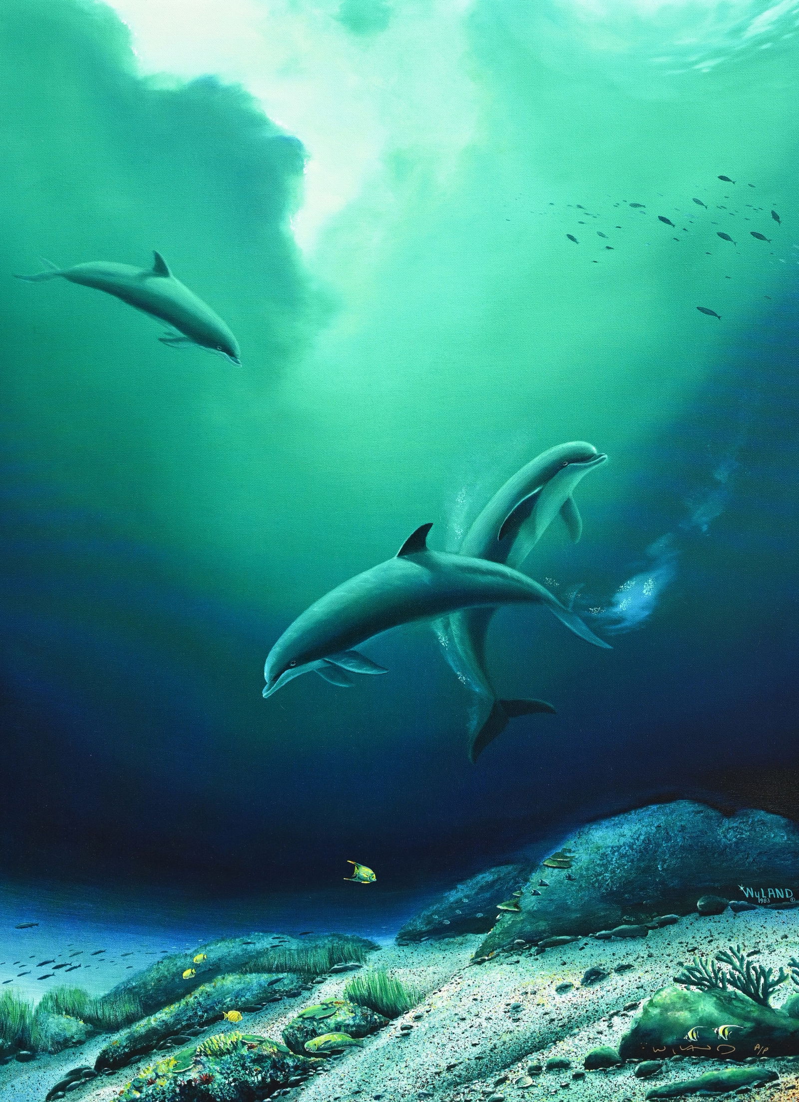 WYLAND "CHILDREN OF THE SEA" AP