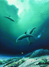 WYLAND "CHILDREN OF THE SEA" A