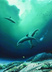 WYLAND "CHILDREN OF THE SEA" A
