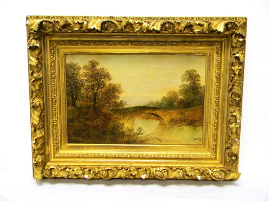 Wyland  oil on canvas  landscape