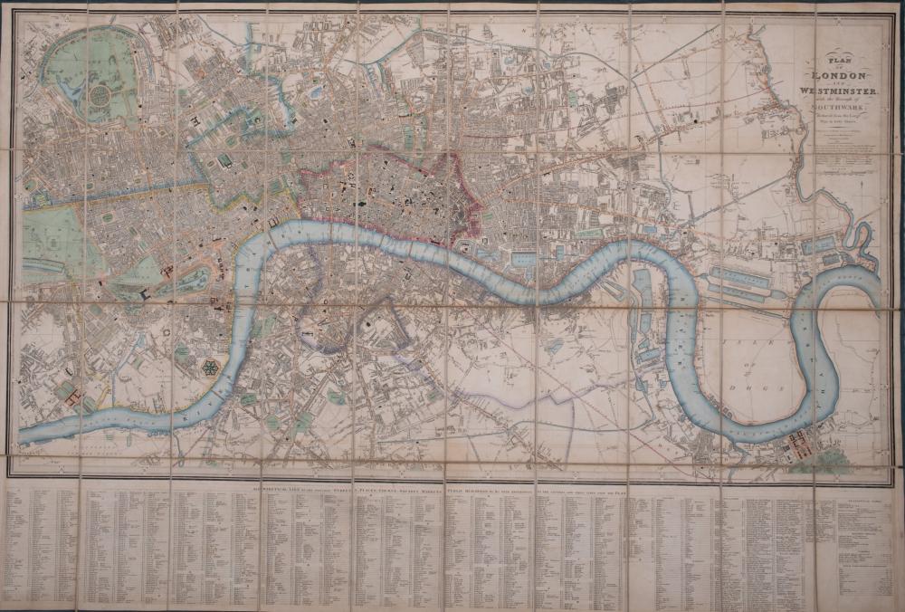 WYLD'S NEW PLAN OF LONDON AND