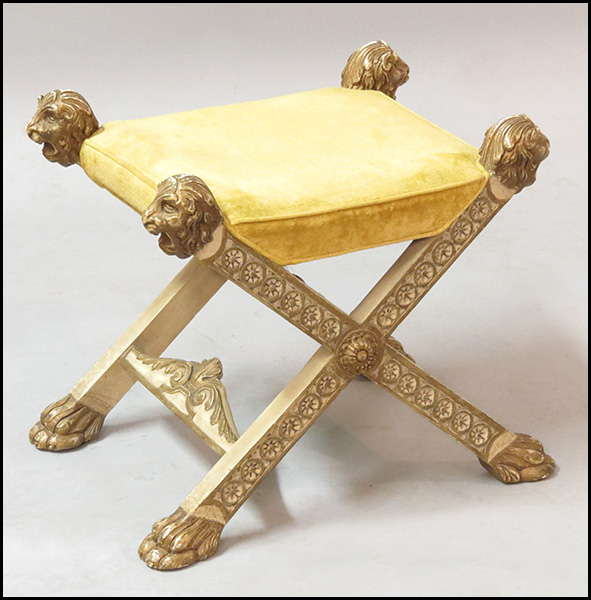 X-FORM STOOL. H: 19.5'' x W: 21.5''
