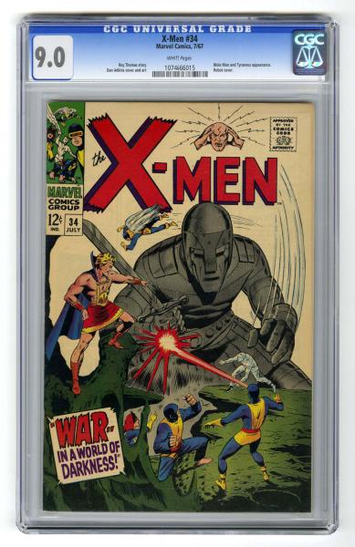 X-Men #34 CGC 9.0 Marvel Comics