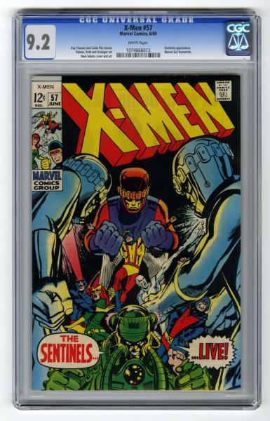 X-Men #57 CGC 9.2 Marvel Comics