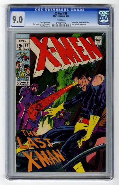 X-Men #59 CGC 9.0 Marvel Comics