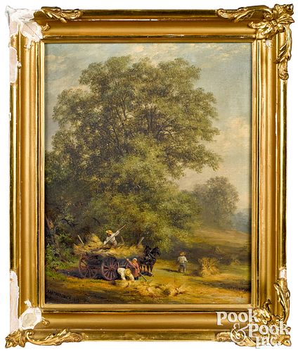 XANTHUS RUSSELL SMITH OIL ON