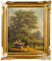 XANTHUS RUSSELL SMITH OIL ON C