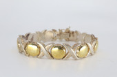X'S AND O'S BRACELET, 925 ITAL