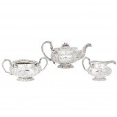 Y A GEORGE IV THREE-PIECE TEA