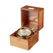 Y CASED MARINE CHRONOMETER, A.