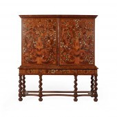 Y DUTCH WALNUT AND FLORAL MARQ