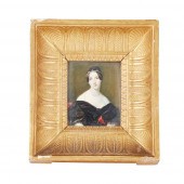 Y ENGLISH PORTRAIT MINIATURE O