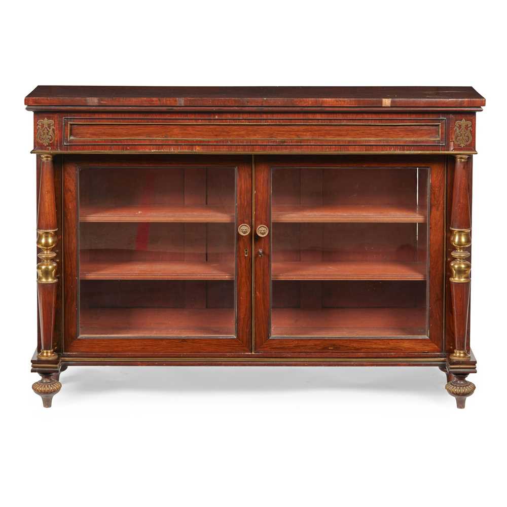Y GEORGE IV ROSEWOOD AND BRASS