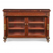 Y GEORGE IV ROSEWOOD AND BRASS