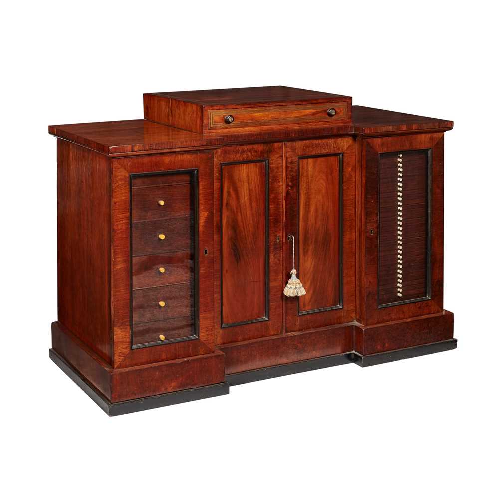 Y GEORGE IV ROSEWOOD AND BRASS