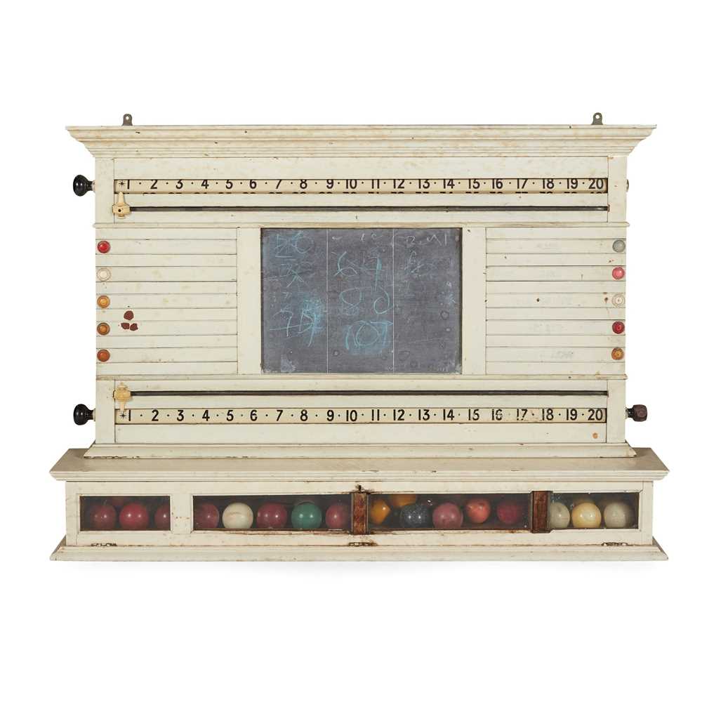 Y LATE VICTORIAN SNOOKER SCOREBOARD