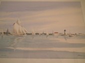 Y. PARENT NANTUCKET PAINTINGWa