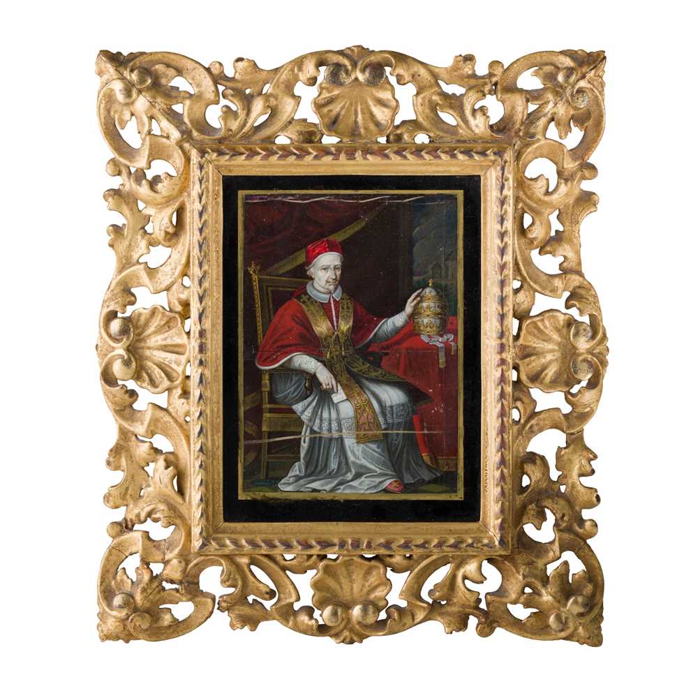 Y PORTRAIT MINIATURE OF POPE