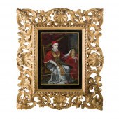 Y PORTRAIT MINIATURE OF POPE I