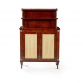 Y REGENCY ROSEWOOD AND BRASS M