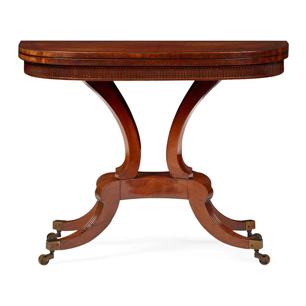 Y SCOTTISH REGENCY MAHOGANY AND