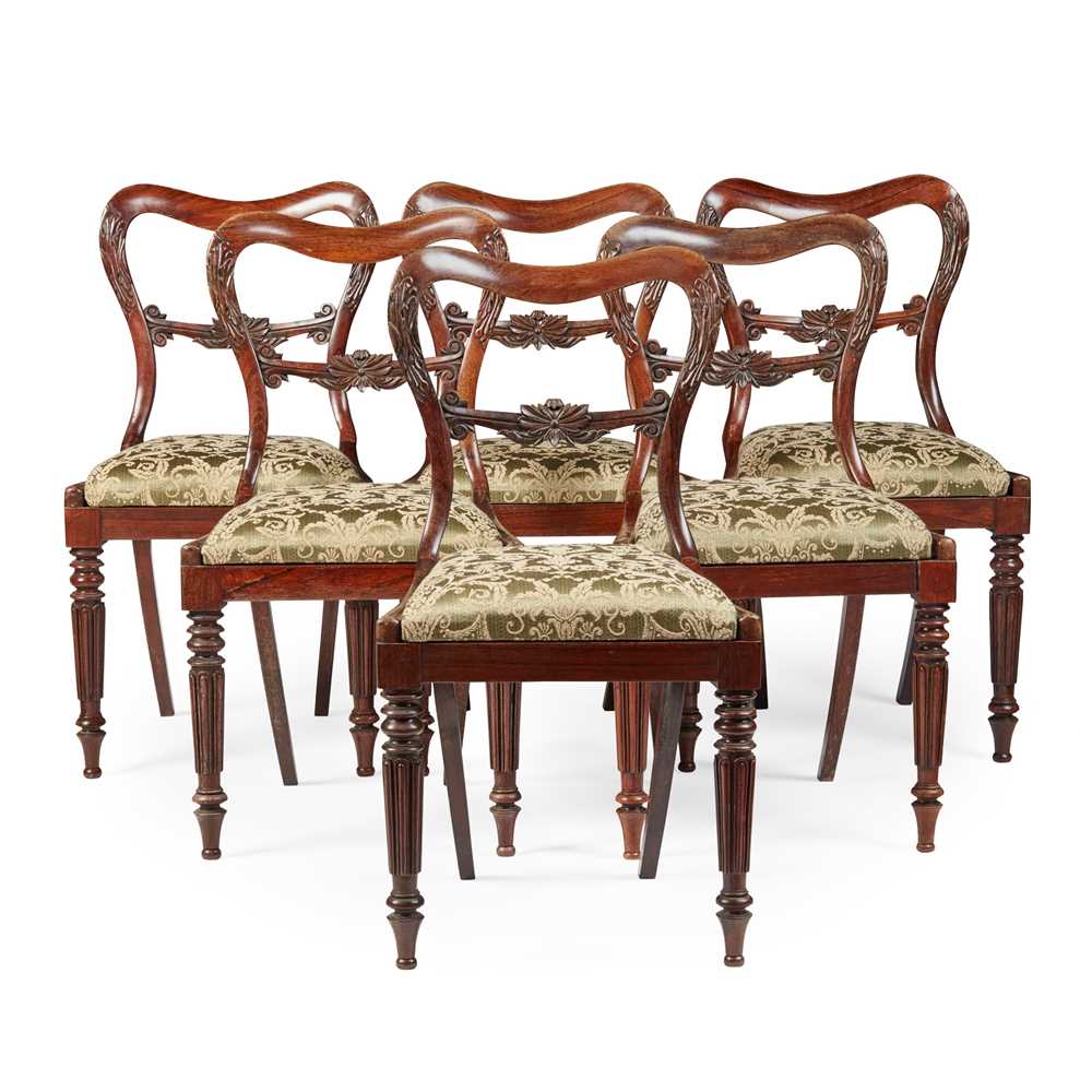 Y SET OF SIX EARLY VICTORIAN