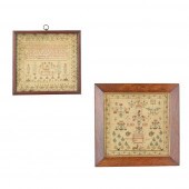 Y TWO GEORGE III NEEDLEWORK SA
