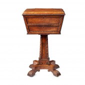 Y WILLIAM IV BURR WALNUT, MAHO
