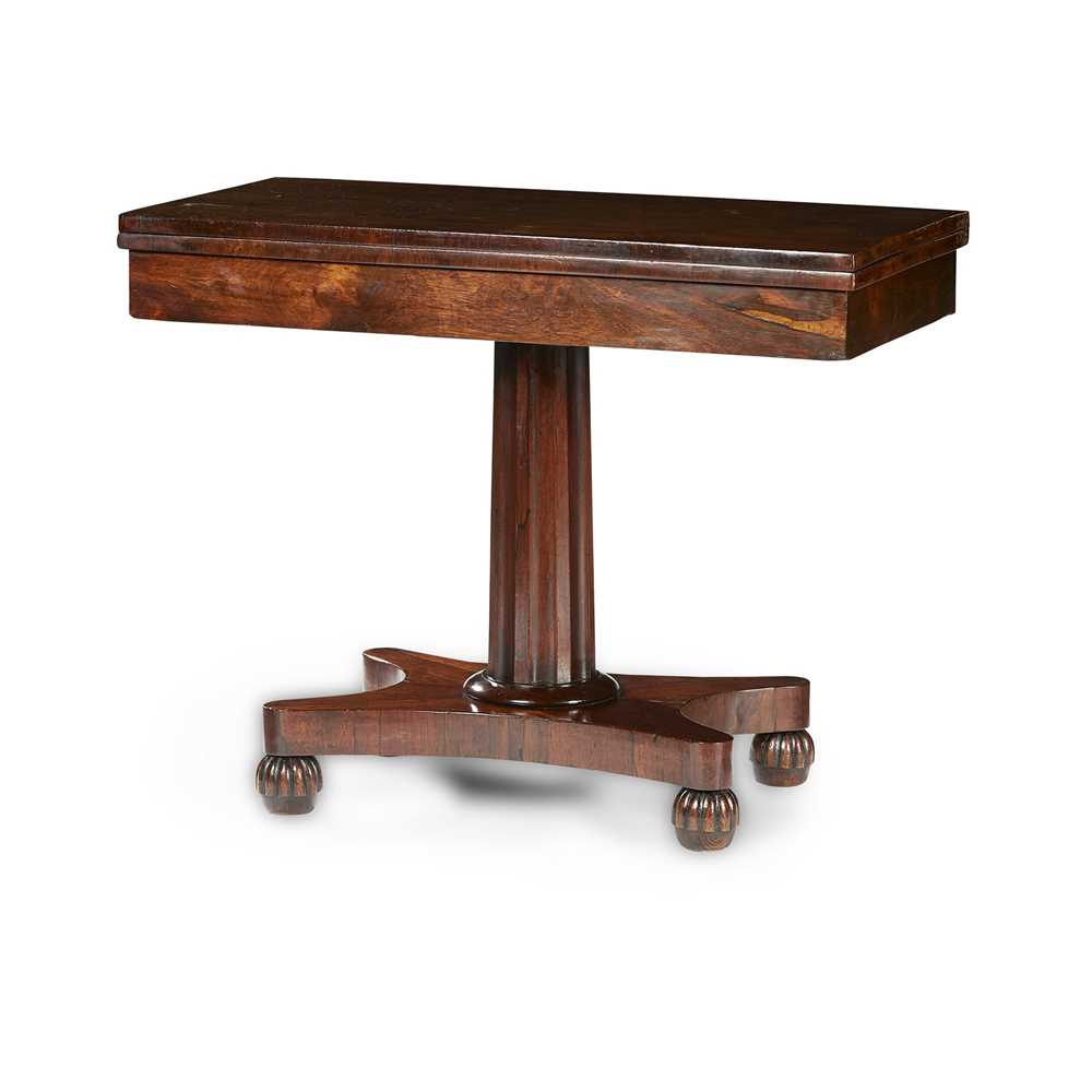 Y WILLIAM IV ROSEWOOD TEA TABLE