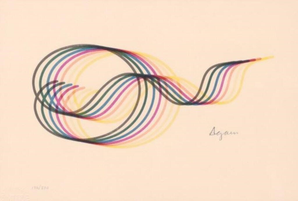 YAACOV AGAM (B.1928) SERIGRAPH