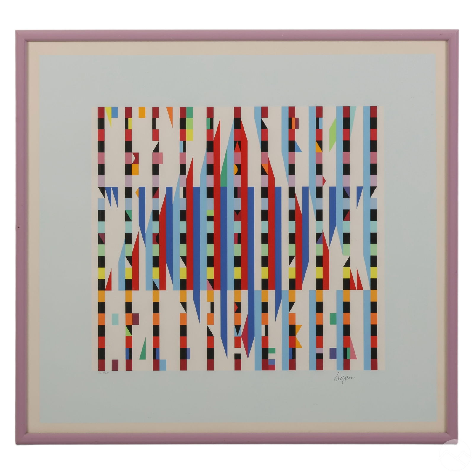 YAACOV AGAM B.1928 STAR OF DAVID
