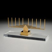 YAACOV AGAM, GOLD PLATED KINET