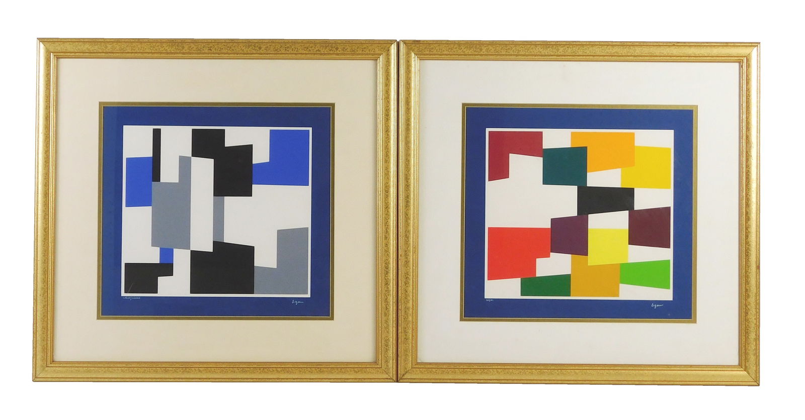 YAACOV AGAM (ISRAELI, B. 1928), TWO