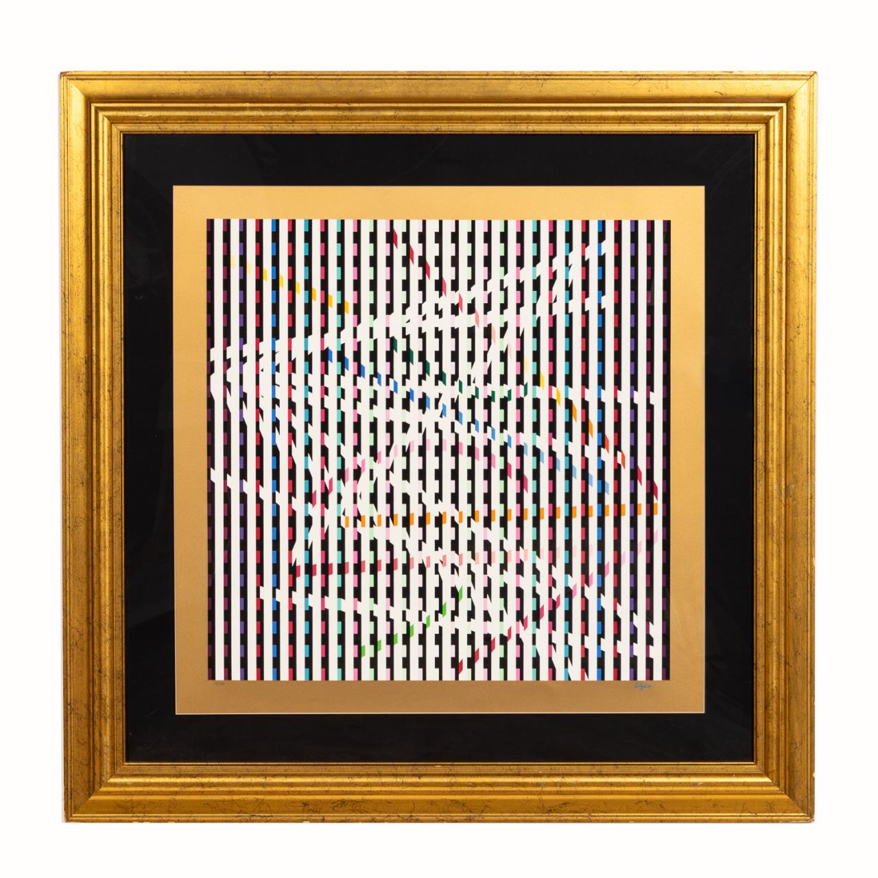 YAACOV AGAM, LARGE ABSTRACT OP